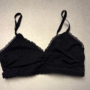 Elegant Black Lace Nursing Bra
